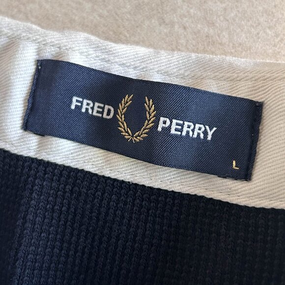 Fred Perry Embroidered Panel Rugby Polo Shirt ASO True Beauty Lee Su-Ho - Picture 9 of 12